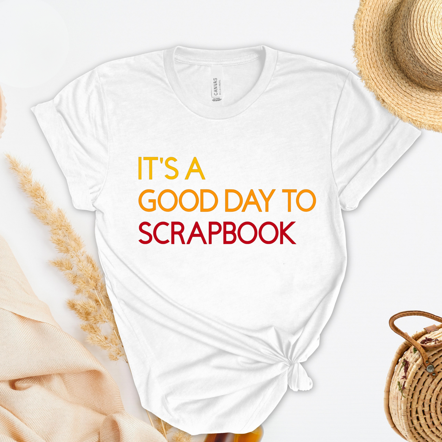 It's A Good Day To Scrapbook T-Shirt, Crafting Hobby Tee, Scrapbooking Gift, Gender Neutral