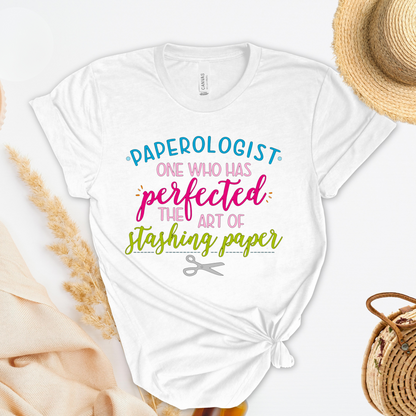 Paperologist Definition T-Shirt - Funny Paper Crafting Tee