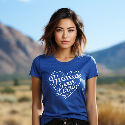 Handmade with Love Heart T-Shirt