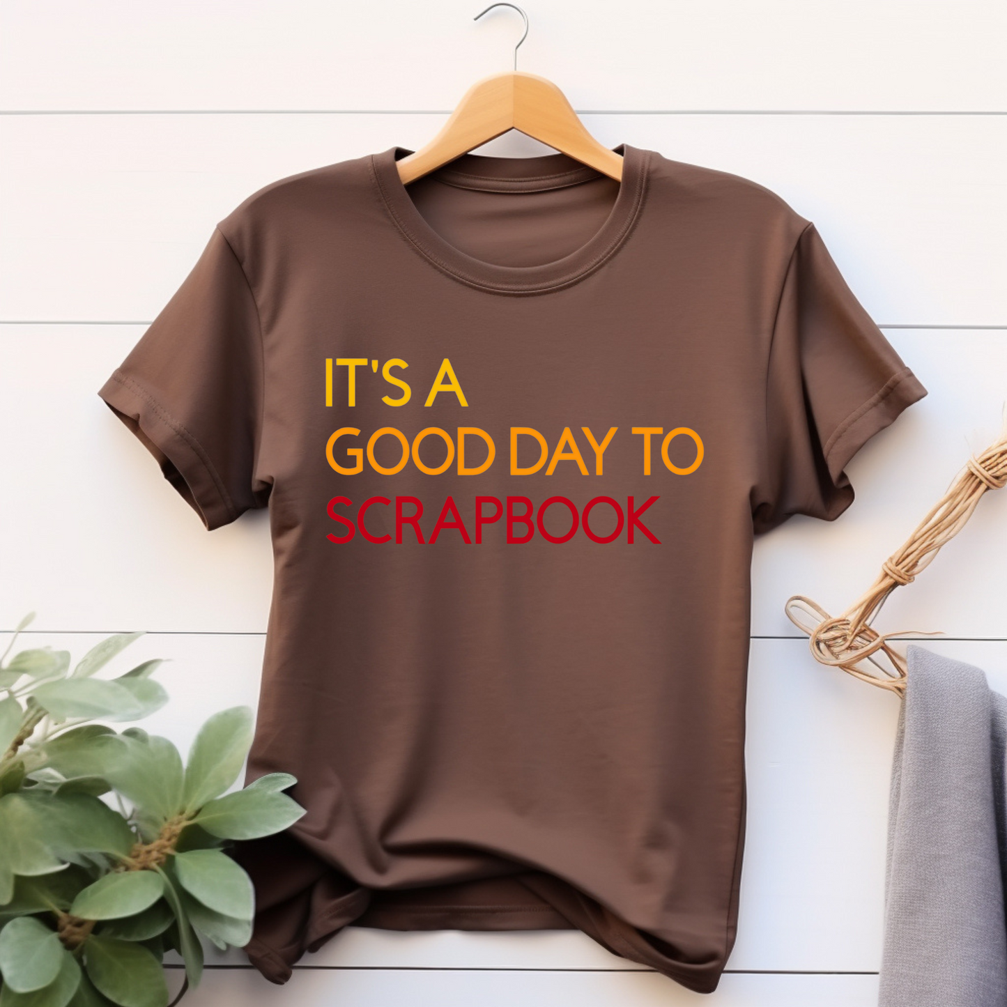 It's A Good Day To Scrapbook T-Shirt, Crafting Hobby Tee, Scrapbooking Gift, Gender Neutral