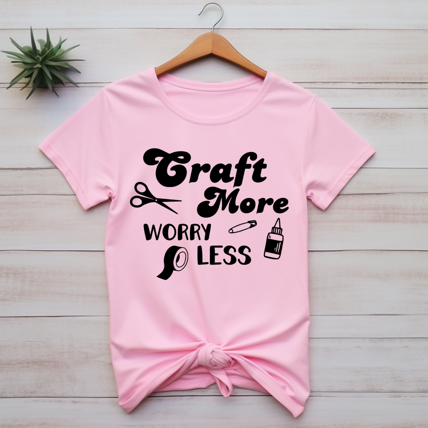 Craft More Worry Less T-Shirt