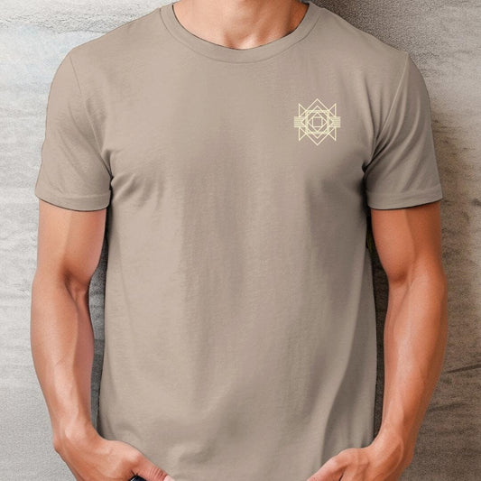 Trendy Minimalist Art Deco T-Shirt: Sleek Unisex Fashion for All Genders