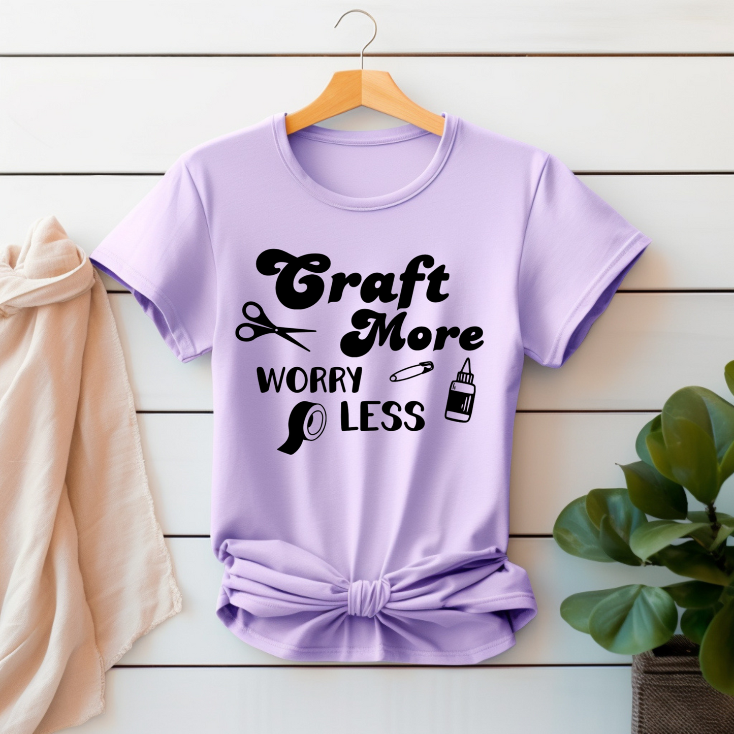 Craft More Worry Less T-Shirt