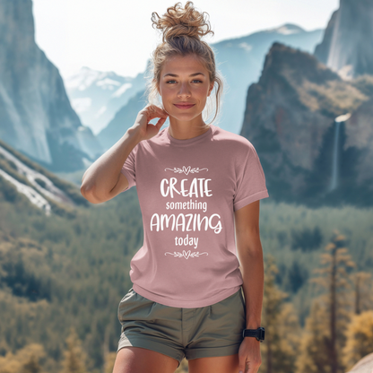 Create Something Amazing Today Inspirational Crafting T-Shirt