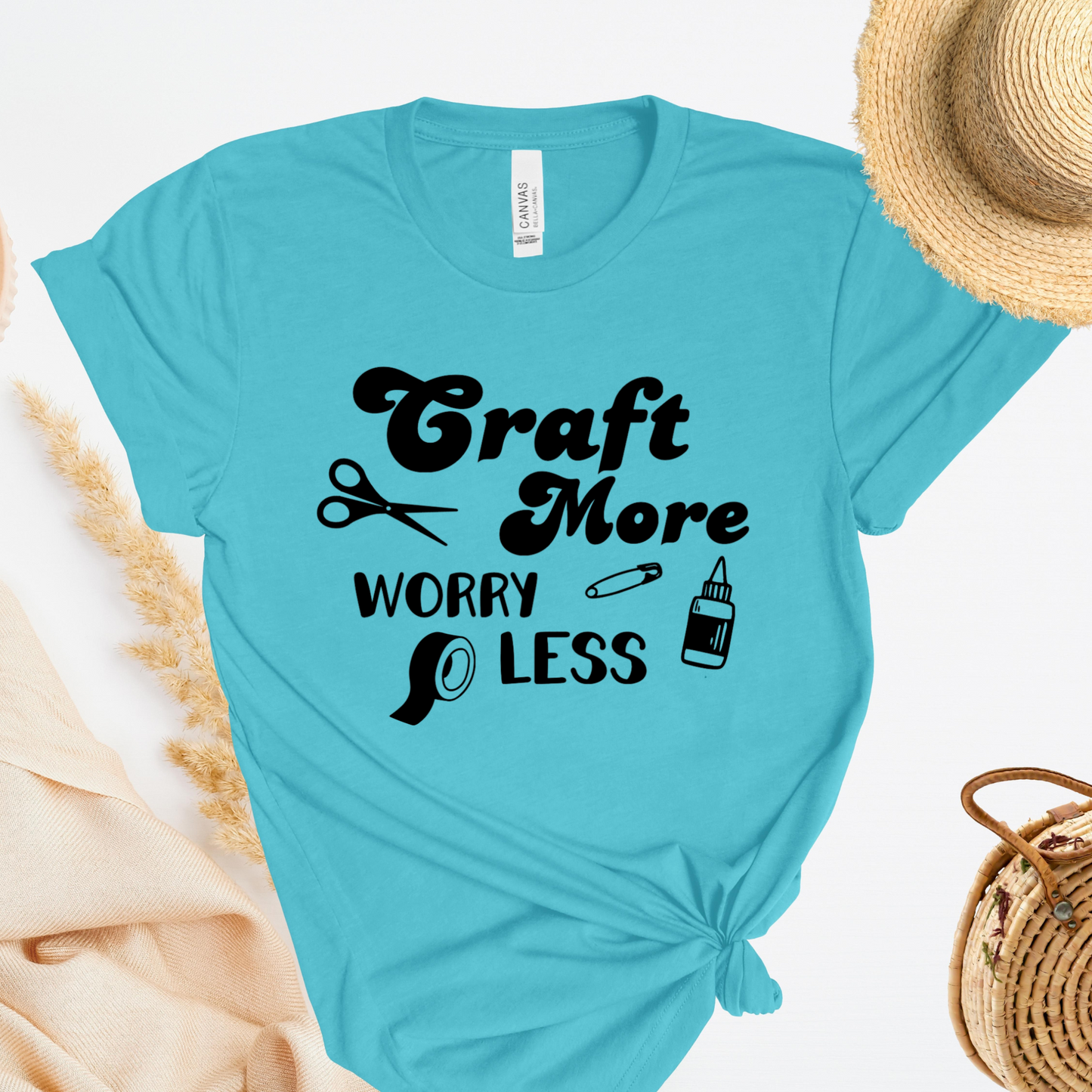 Craft More Worry Less T-Shirt