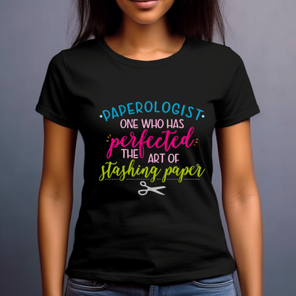 Paperologist Definition T-Shirt - Funny Paper Crafting Tee